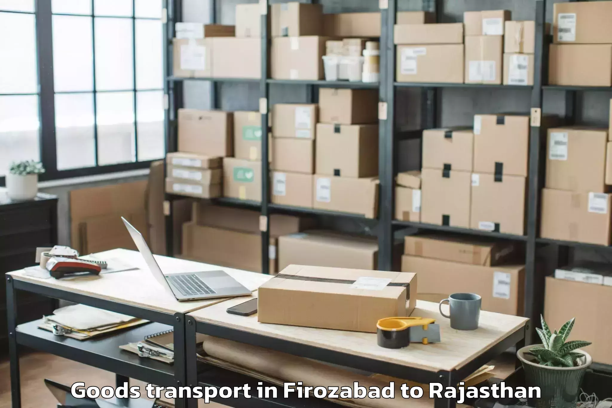 Comprehensive Firozabad to Jaypur Goods Transport